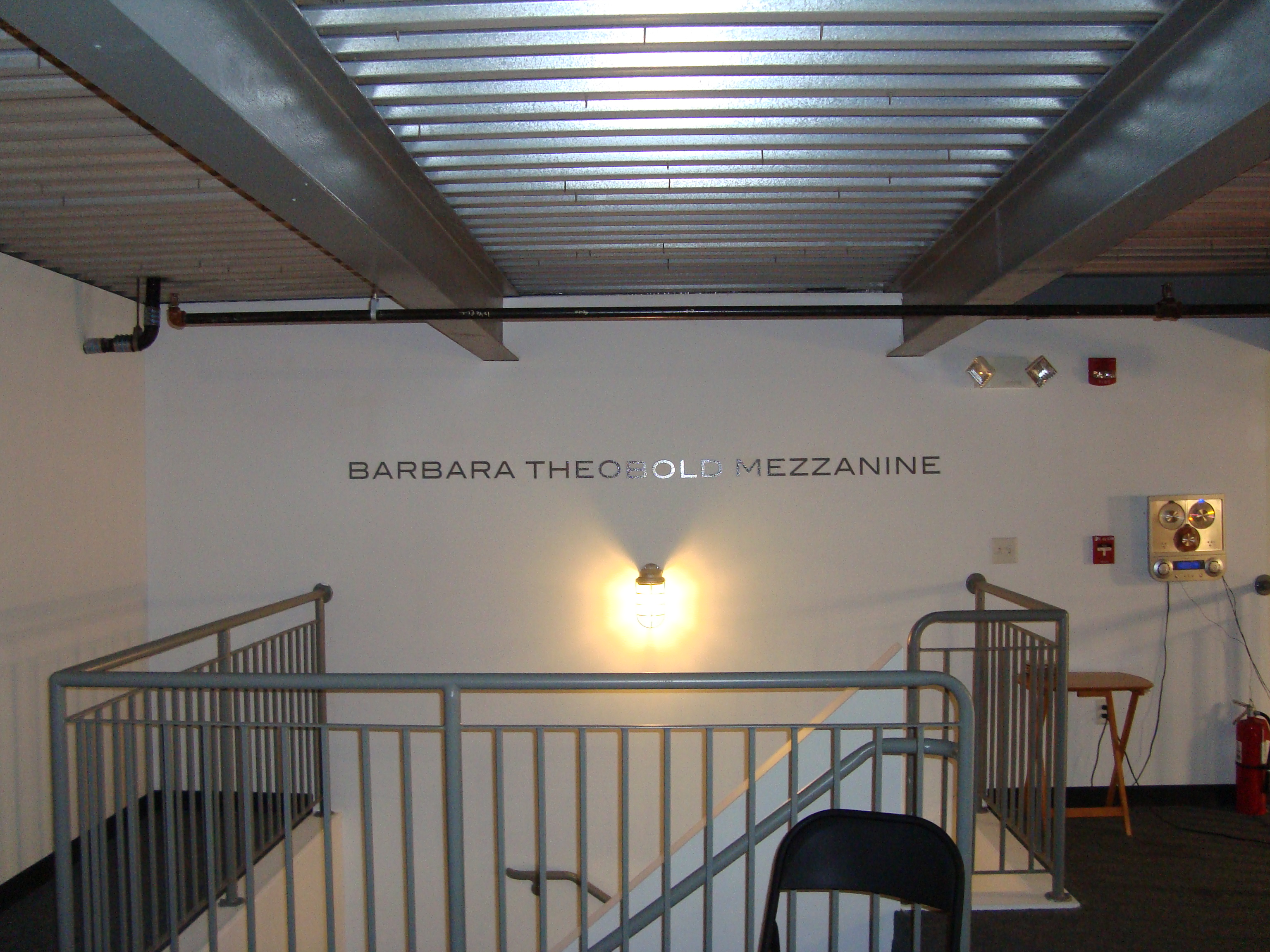 Barbara Theobald Mezzanine inside the Spencer Lofts Gallery photographed in 2010